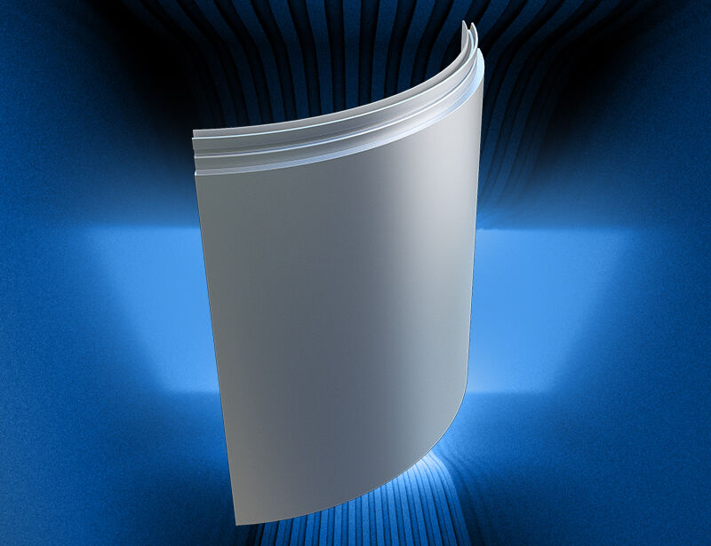 金属幕墙板一体圆角转角